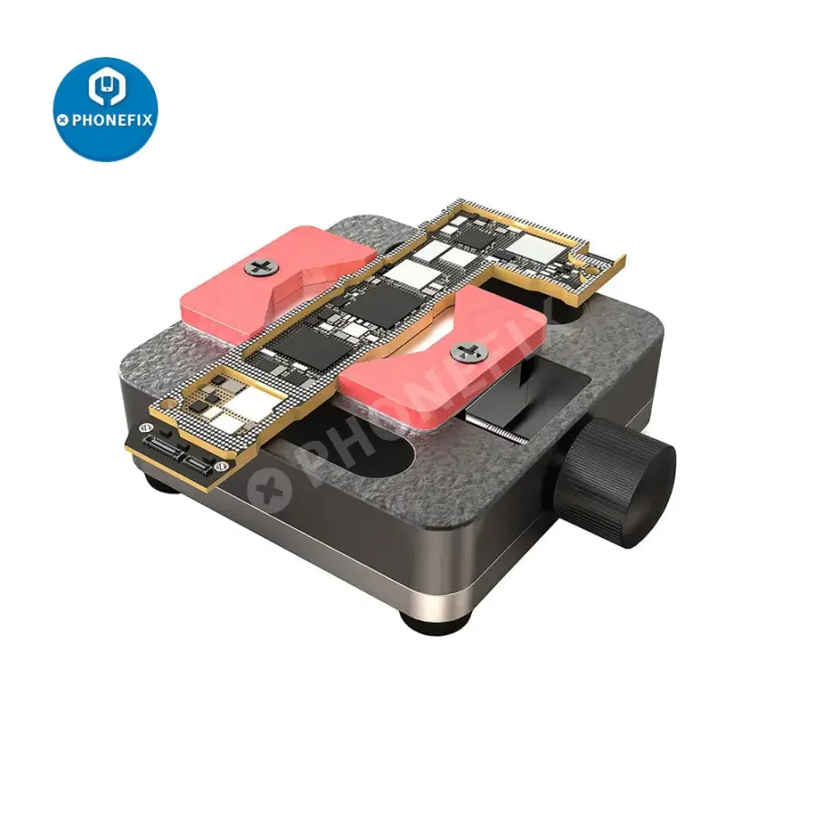 PHONEFIX 2UUL Mini Chip Jig universal phone motherboard test fixture and repair tool for holding and repairing phone circuit boards.