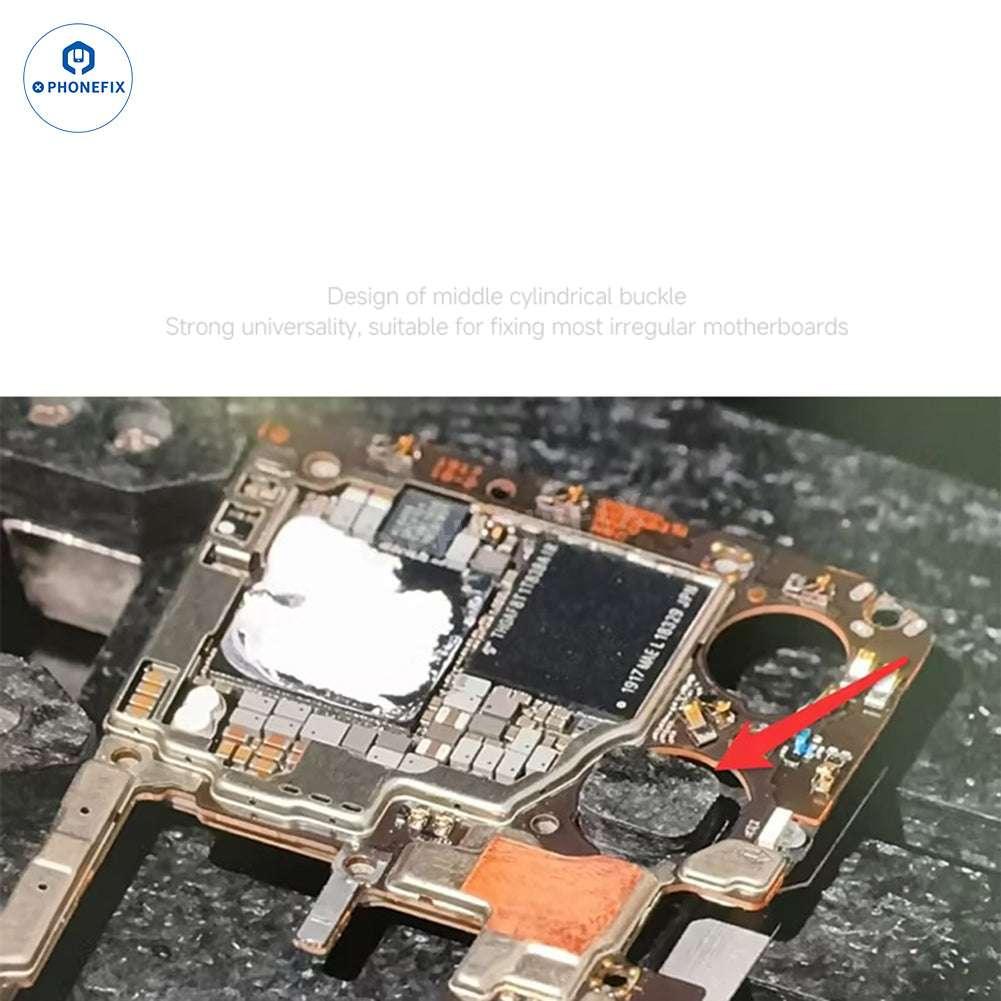 PHONEFIX MaoFix-F1 motherboard repair clamp, IC chip degumming fixture for testing and repairing motherboards.