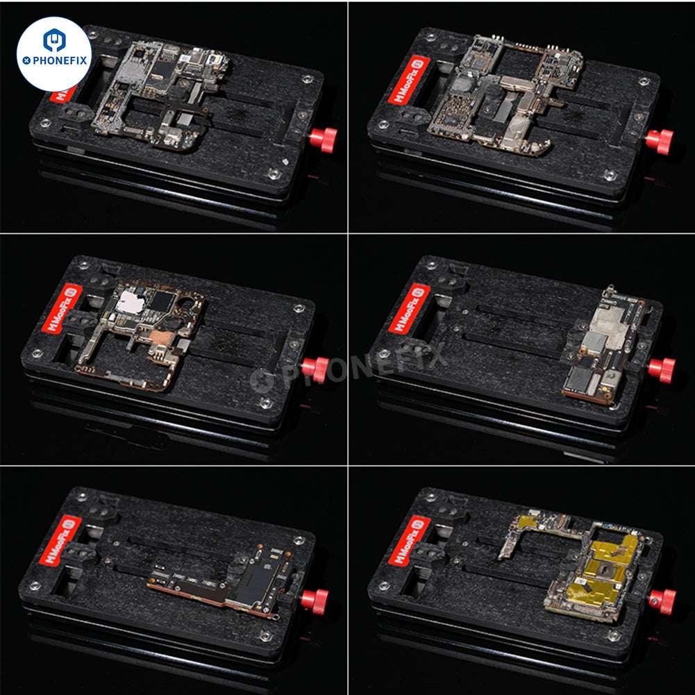 PHONEFIX MaoFix-F1 motherboard repair clamp and test fixture for IC chip degumming and motherboard repair.