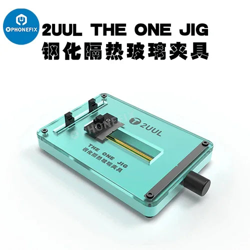 Universal PCB board holder and motherboard repair fixture by PHONEFIX, designed for stable testing and repair of mainboards.