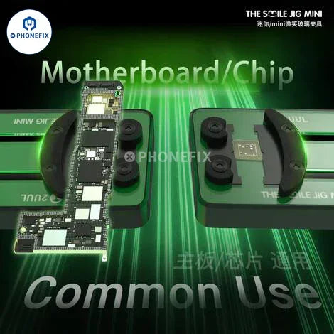 PHONEFIX 2UUL THE SMILE JIG OX Glass Fixture for phone PCB IC soldering, motherboard test fixture with clamps.