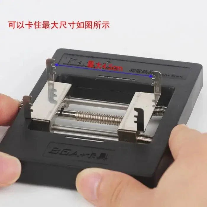 Support de pistolet à air chaud Kaisi KS-1200 pour station de retouche BGA, dispositif de test de carte mère avec marque PHONEFIX, de couleur noire.