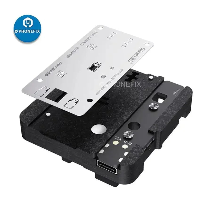PhoneFix Qianli Universal Dot Projector Fixture for iPhone X to 12 Pro Max Face ID repair, motherboard test fixture for precise alignment