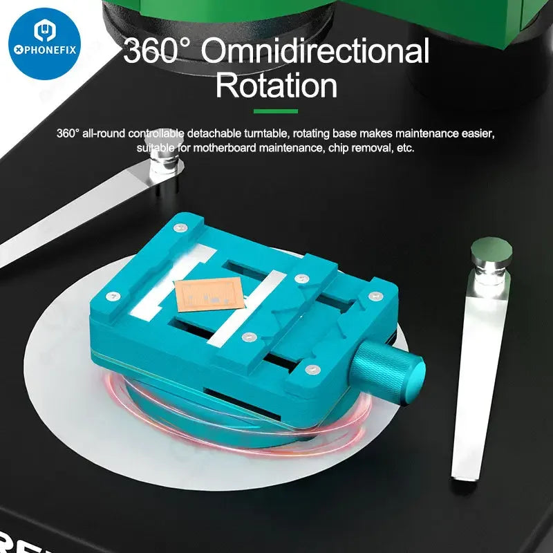 RELIFE RL-601i motherboard chip BGA repair mini rotary fixture for motherboard testing and BGA chip rework.