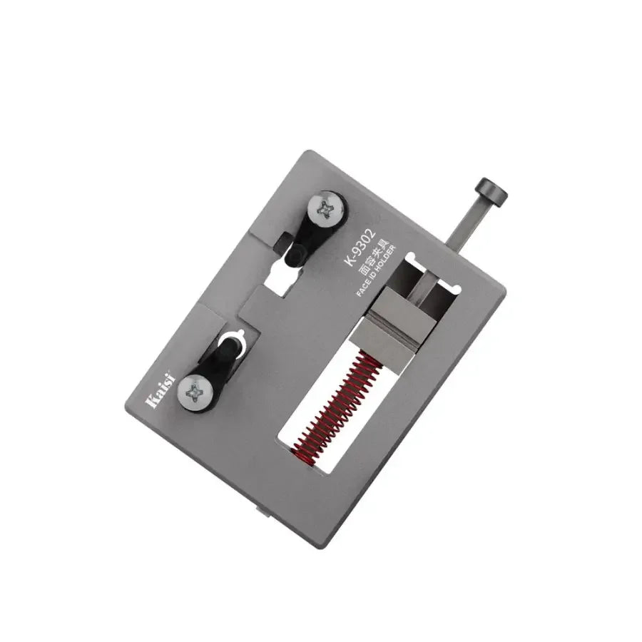 PhoneFix universal dot matrix motherboard test fixture for iPhone X and 11 Pro Max Face ID repair, used for motherboard testing.
