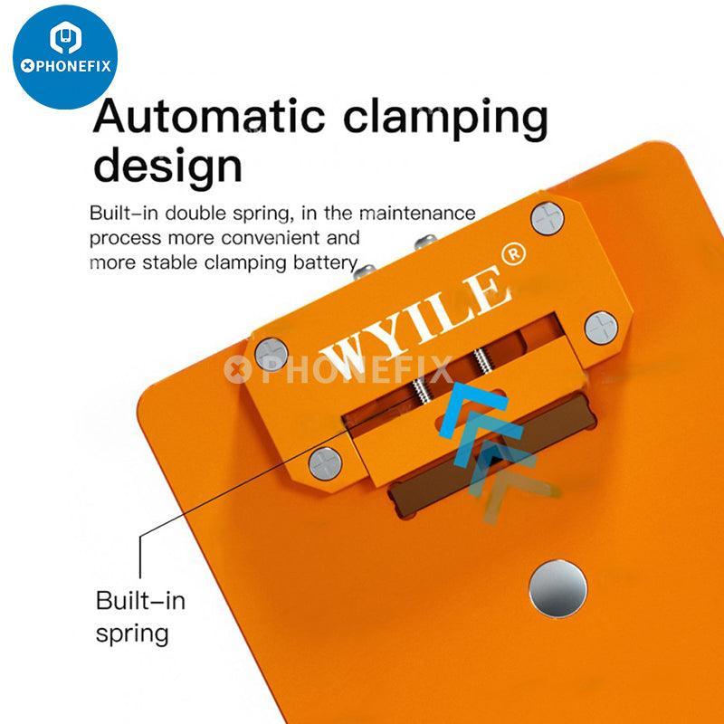 PhoneFix WL-853A magnetic spot welding holder fixture for BGA soldering and motherboard testing, with secure fixture design.