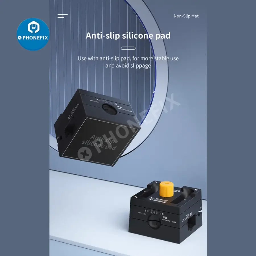QIANLI headset fixture for AirPods 1/2/Pro battery disassembly, PHONEFIX motherboard test fixture for AirPods repair.