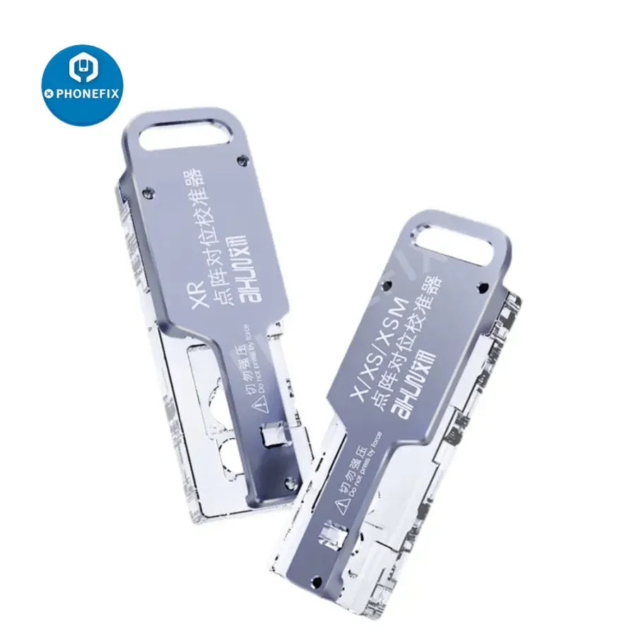 PHONEFIX JCID AiXun Dot Projector motherboard test fixture for iPhone X-11 Pro Max, used for precise calibration and testing.