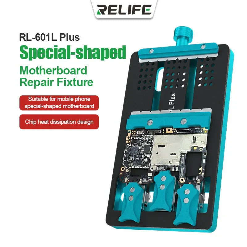 PhoneFix Mijing K23 Pro PCB soldering fixture for phone BGA motherboard repair, test fixture for precise soldering and repair.
