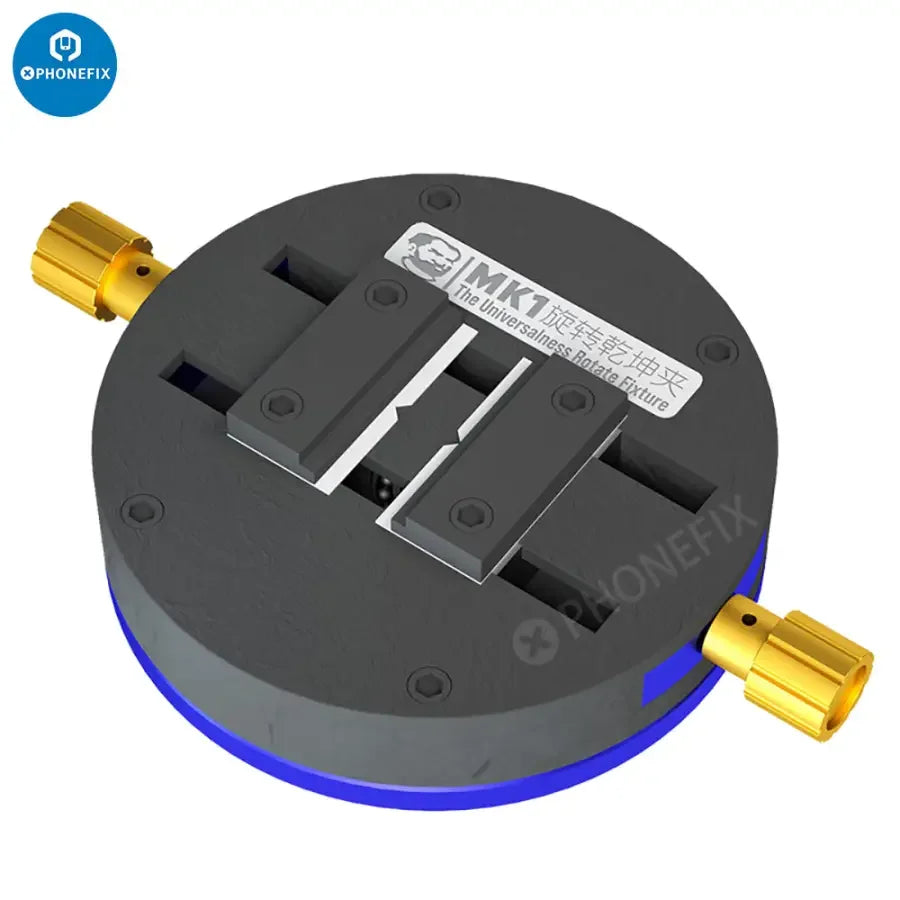 Mechanic MK1 Mini Rotary Motherboard Fixture by PHONEFIX, a logic board holder for testing and repair of mobile motherboards.