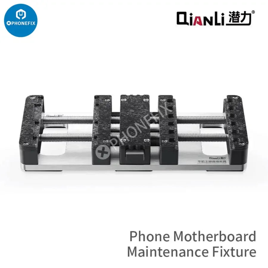 Le dispositif de réparation de cartes mères de téléphones Qianli de PHONEFIX est un support universel pour puces PCB destiné au test et à la réparation des cartes mères de téléphones.