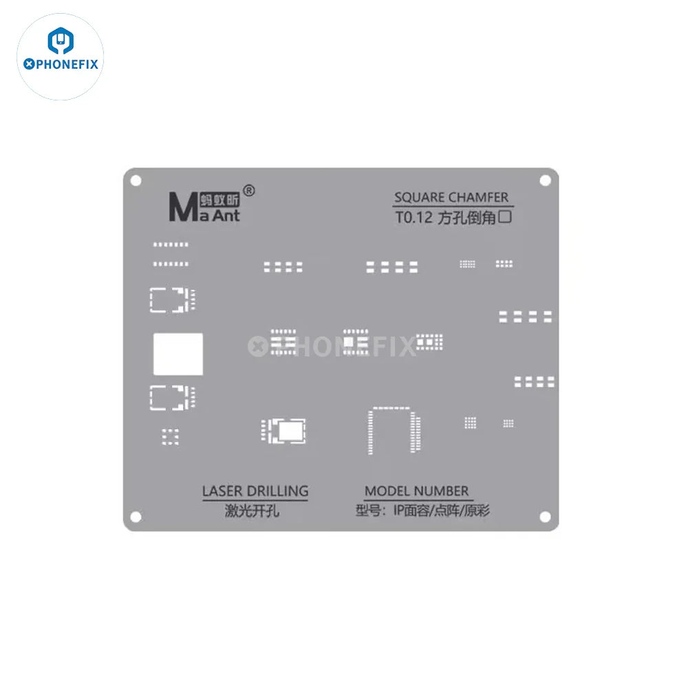 PhoneFix Face ID Lattice Repair Fixture for iPhone X to 16 Pro Max motherboard testing and dot matrix repair.