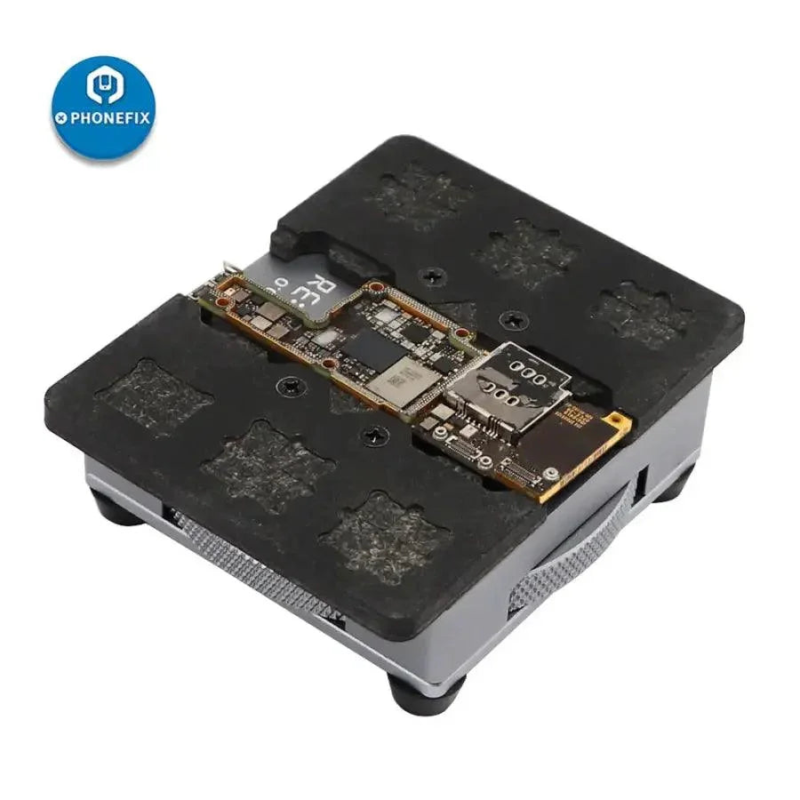 PHONEFIX Repair O'Clock T-003 : support universel pour carte mère PCB, destiné au test et à la réparation des cartes mères électroniques.
