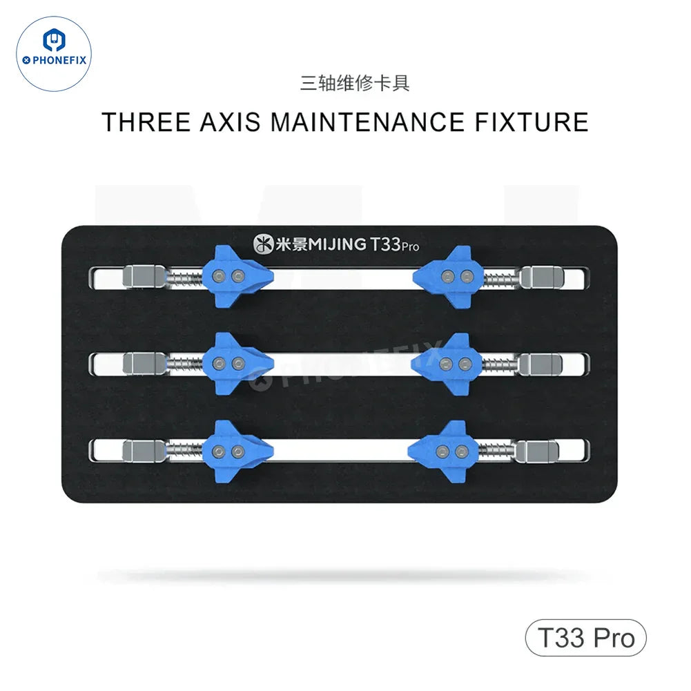 Dispositivo de soldadura de circuitos integrados de PCB para teléfonos MIJING T22, T23 MAX y T33 PRO, diseñado por PHONEFIX, para pruebas de placas base.