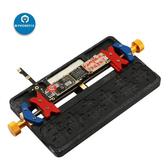 Support de montage pour gabarit PhonePCB haute température avec rainure BGA pour le test de cartes mères par PHONEFIX, conçu pour un placement précis des BGA.