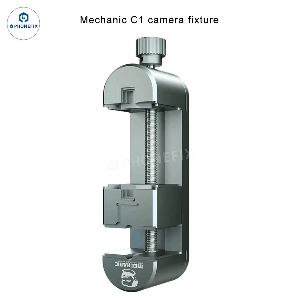 PHONEFIX universal phone camera fixture and CPU chip fixed holder for motherboard testing and repair.
