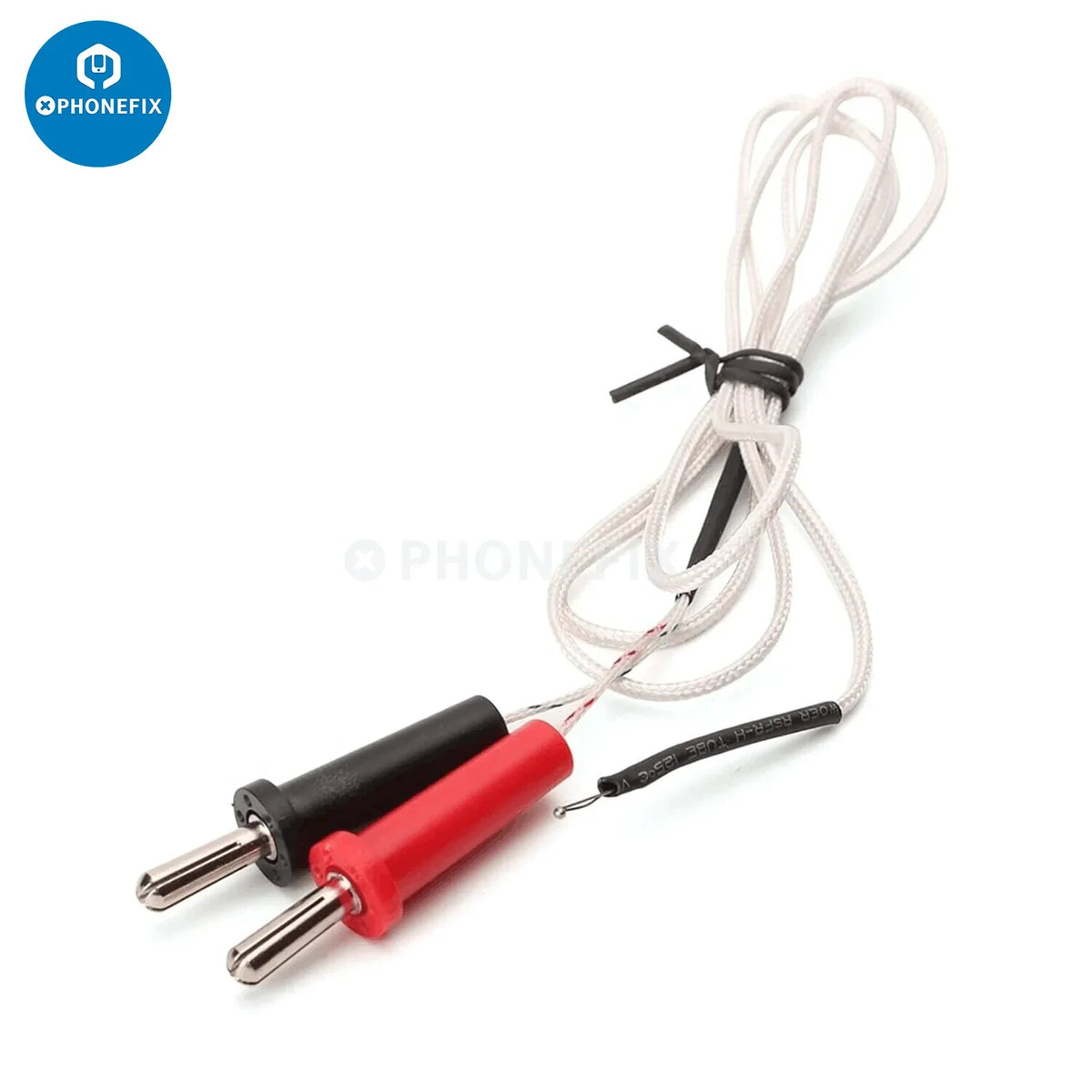 PhoneFix multimeter test lead probe with banana plug, flexible probe pen for accurate electrical testing and measurements.