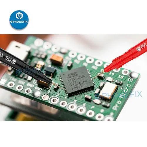 PHONEFIX BST-050 replaceable probe for multimeter, precision test leads with superconductive tips for accurate electrical measurements.