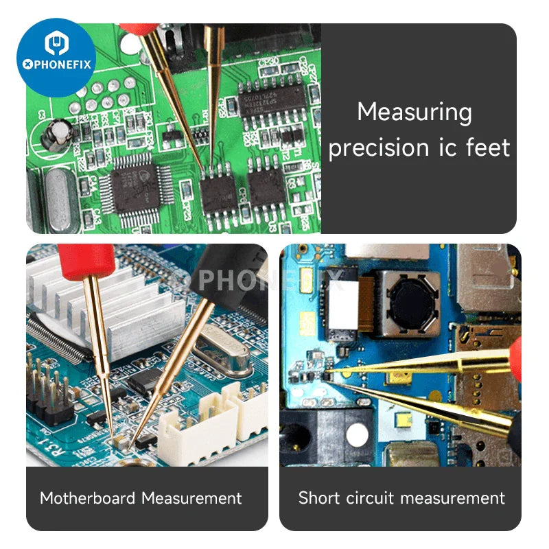 Sonda de prueba universal XZZ 20A con punta adicional para lápiz de multímetro, diseñada para realizar pruebas eléctricas precisas.