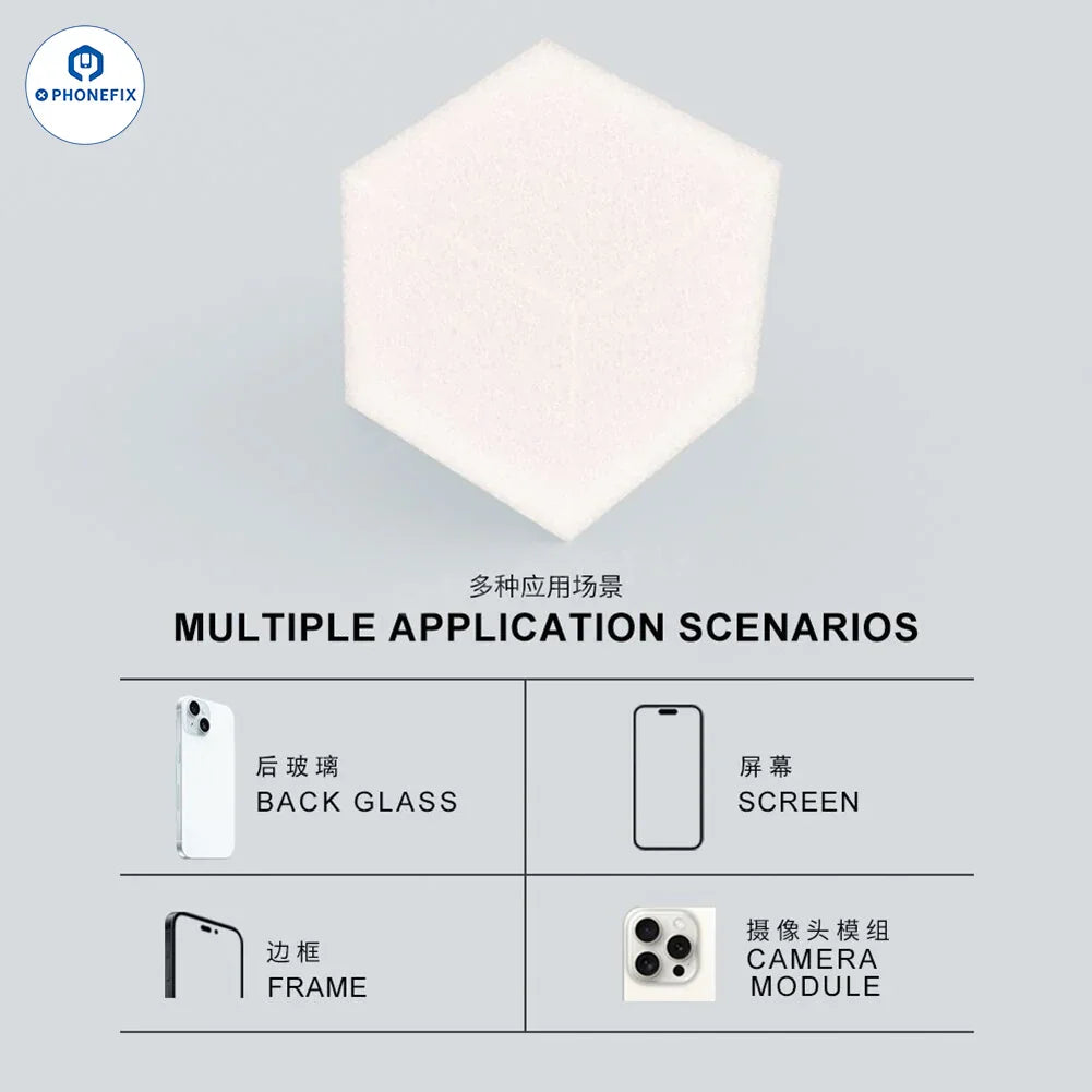 PhoneFIX MIJING HM-11 Nano Cleaning Sponge for phone PCB cleaning, compact assist tool for electronics maintenance.