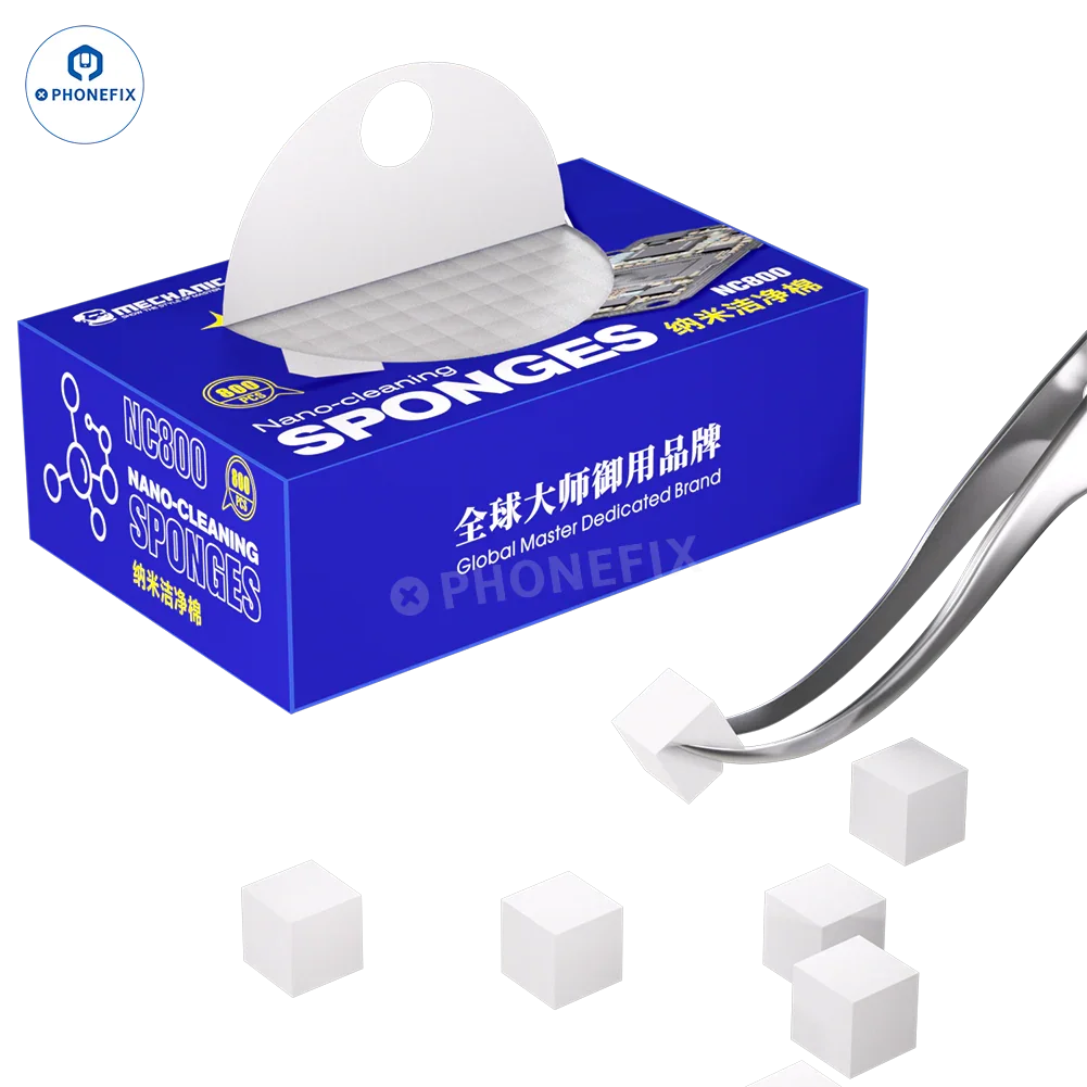 PHONEFIX MIJING HM-11 Nano Cleaning Sponge for phone PCB cleaning, compact assist tool for electronics maintenance.