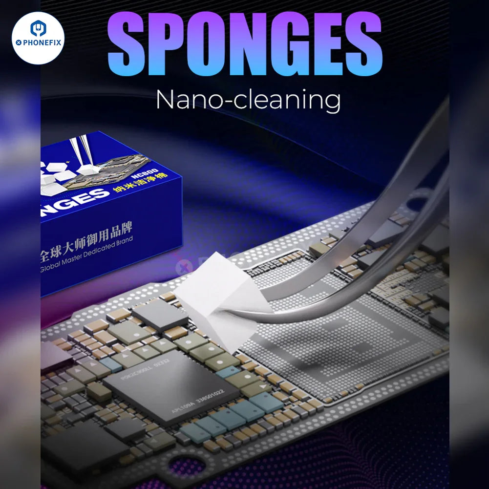 PHONEFIX MIJING HM-11 Nano Cleaning Sponge for phone PCB cleaning and electronic repair assistance.