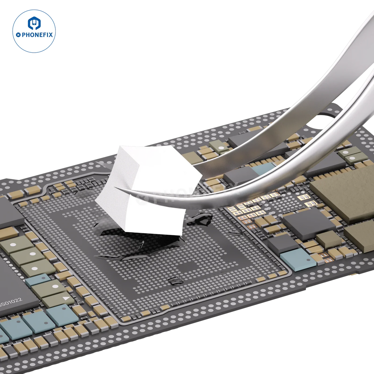 MIJING HM-11 Nano Cleaning Sponge by PHONEFIX for phone PCB cleaning, compact assist tool for electronic device maintenance.