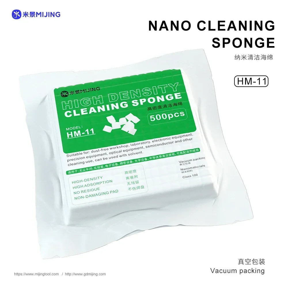 MIJING HM-11 Nano Cleaning Sponge from PHONEFIX, a small tool for cleaning phone PCB and electronic components.