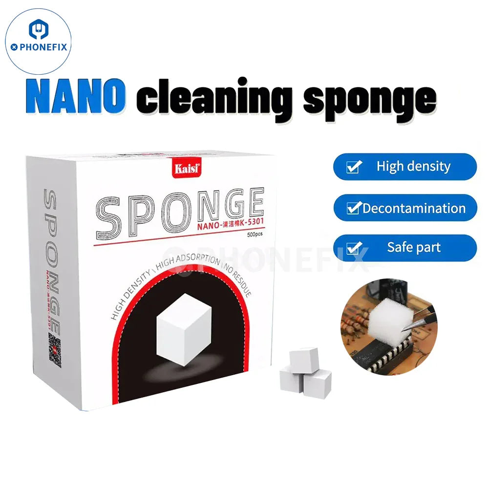 KAISI MIJING HM-11 Nano Cleaning Sponge for phone PCB cleaning, essential phone repair assist tool by PHONEFIX.