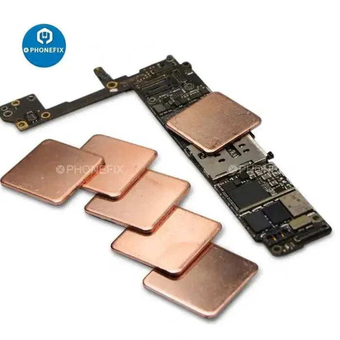 PhoneFix CPU IC desoldering cooling slice with pure copper radiator for phone repair, designed to assist in cooling and IC removal.