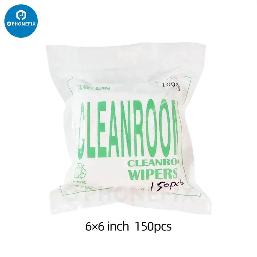 PhoneFix 4x4 inch non-dust cleaning cloth pack, soft microfiber dust removal cloth for cleaning electronic devices.