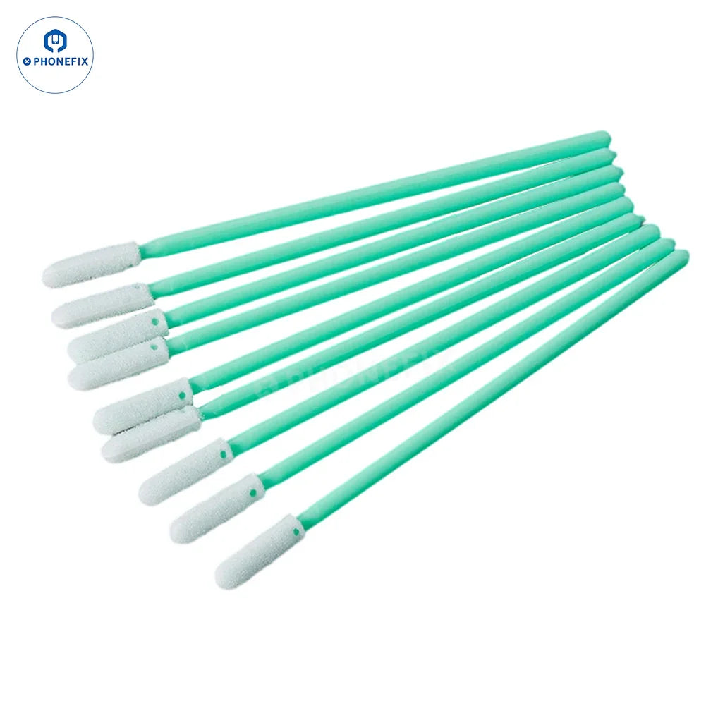 PHONEFIX dust-free sponge cotton swab for cleaning phone tail plug ports and assist tools, helping remove dust and debris.