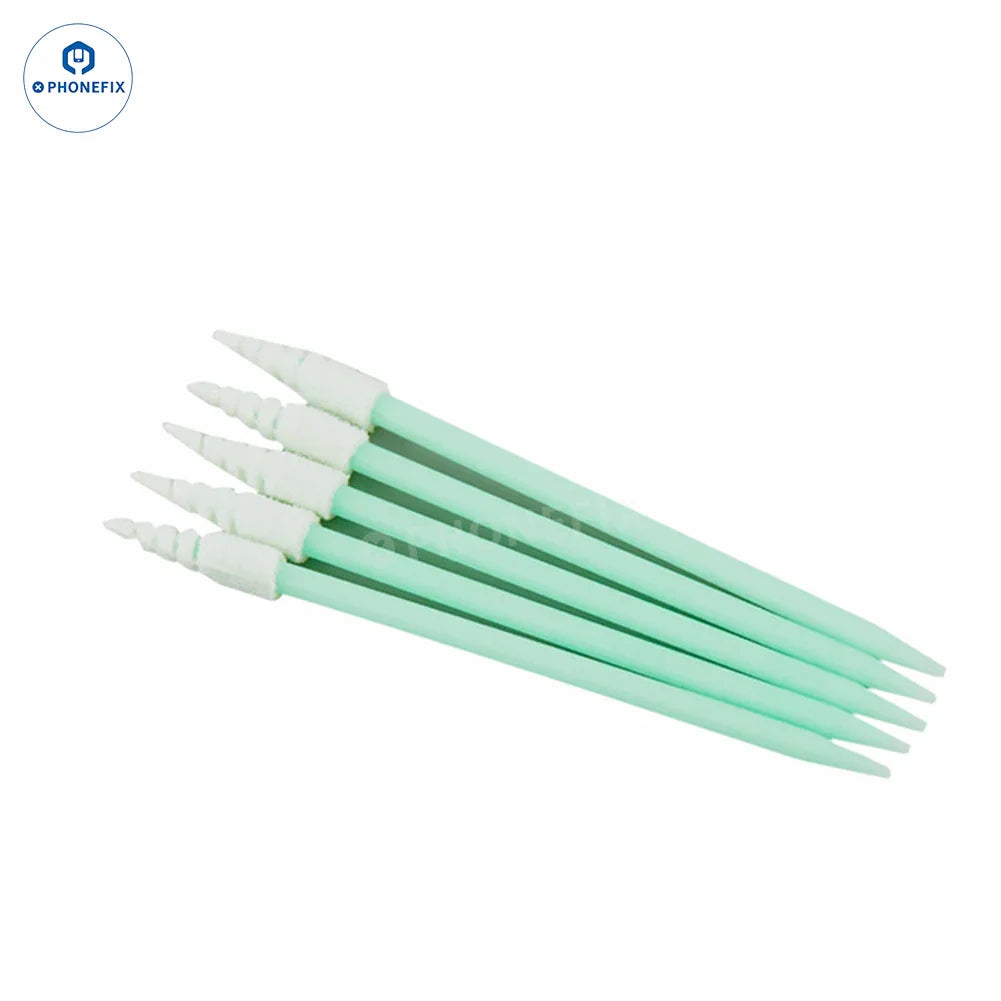 PhoneFIX phone tail plug cleaning stick with dust-free sponge cotton swab for precise dust removal and maintenance.