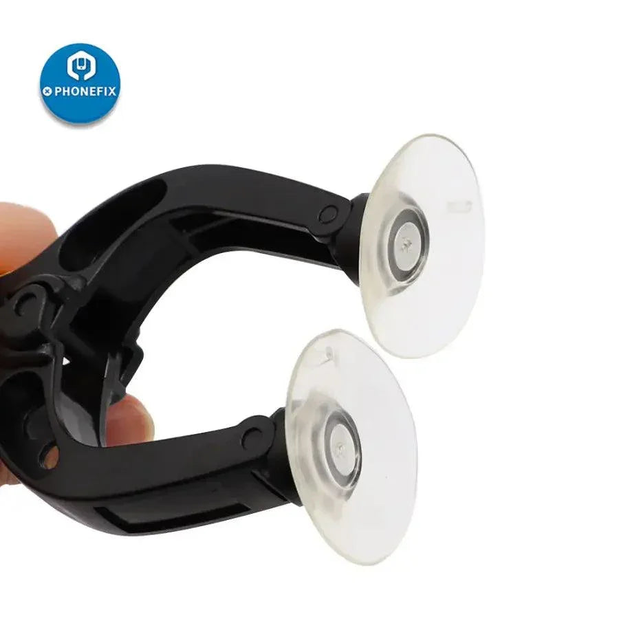 Ventouses puissantes pour l'ouverture de l'écran LCD du téléphone avec une pince, un outil d'assistance utile de PHONEFIX pour la réparation de téléphones.