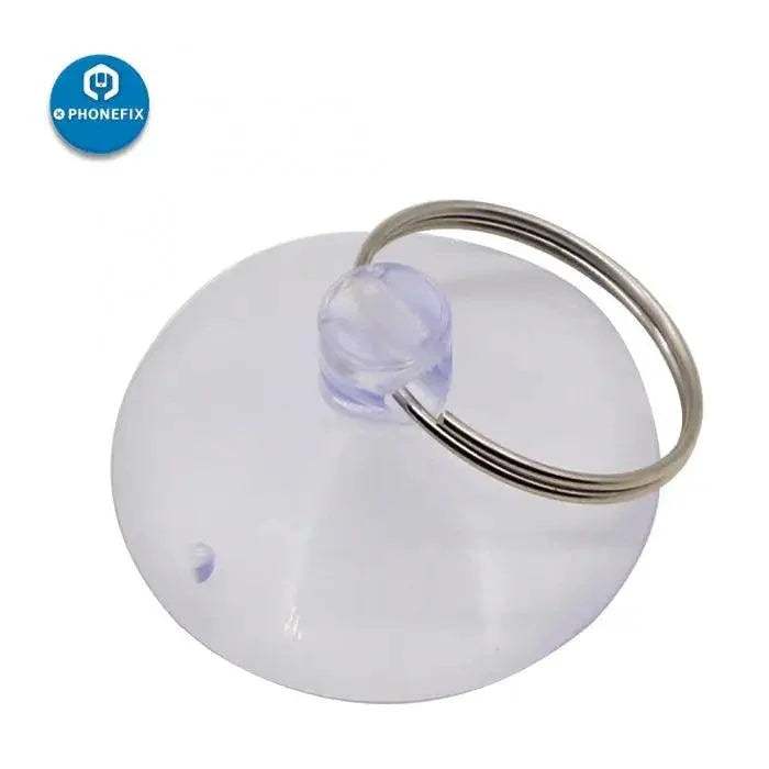 PhoneFix 35mm suction cups with keychain for phone LCD screen opening and screen repair tools, compact assist tools for device maintenance.