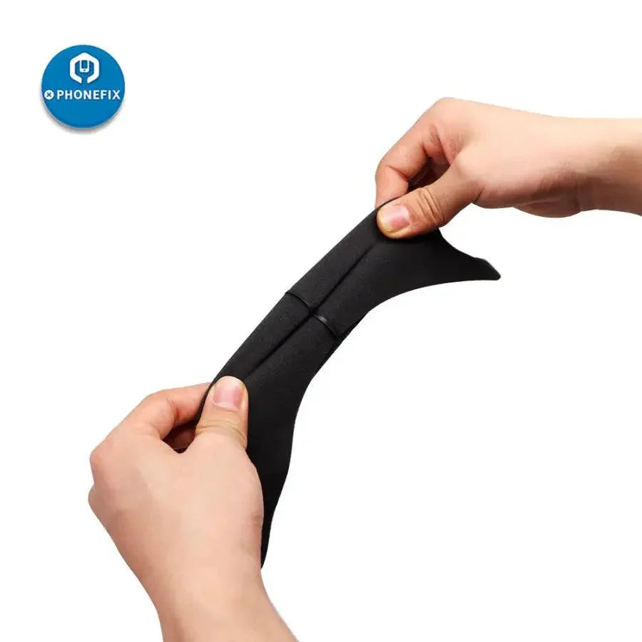 Black 3D fashion reusable anti-dust mask for adults by PHONEFIX, designed for men and women, providing breathing protection.