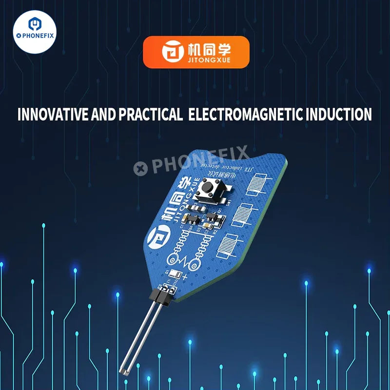PHONEFIX JTX CT-1 inductor detector for phone motherboards, a coil tester tool used for assist in electronic repairs.