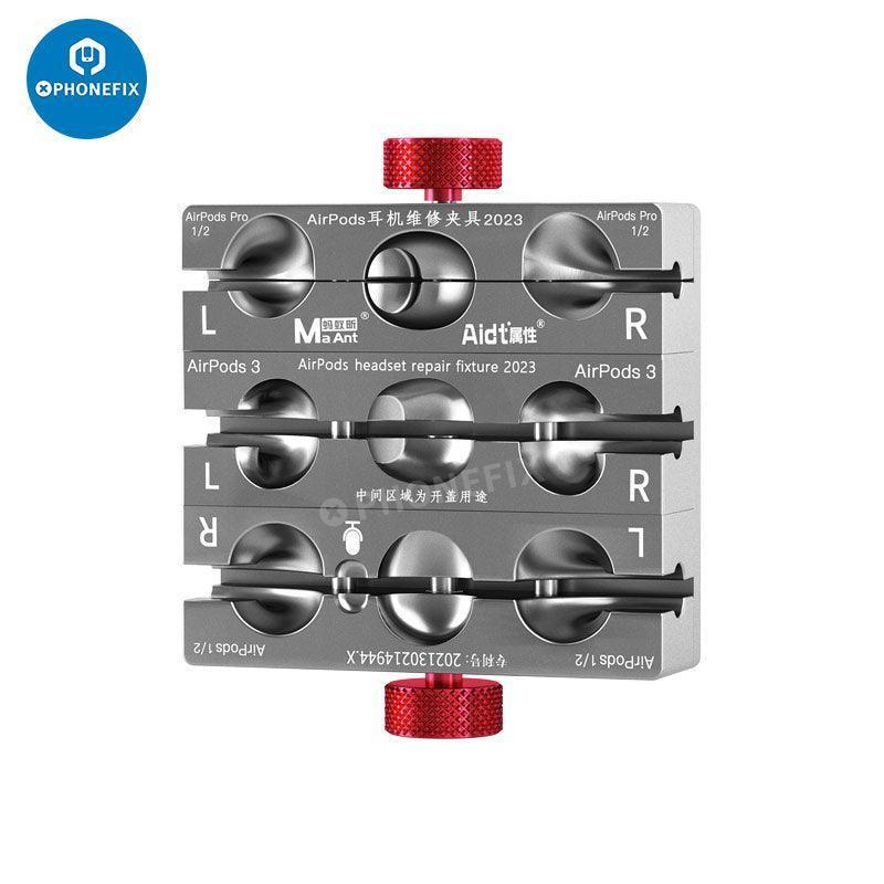 MaAnt P1 precision earphone clip for AirPods 1/2/3/Pro with shell opening, designed for secure fitting and easy handling.