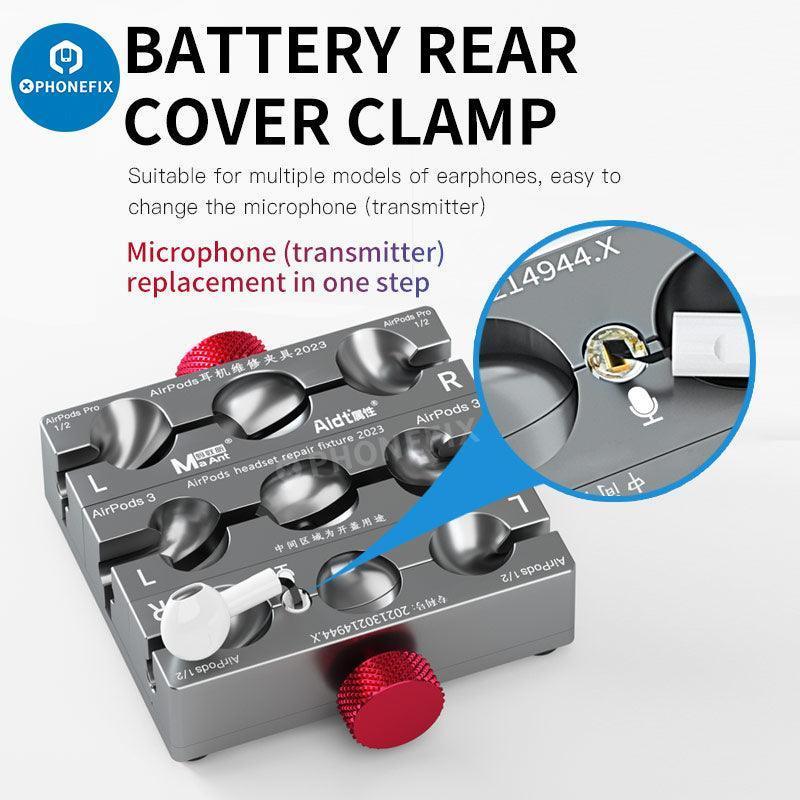 MaAnt P1 precision earphone clip for AirPods 1/2/3/Pro, designed to assist with shell opening and secure fit.