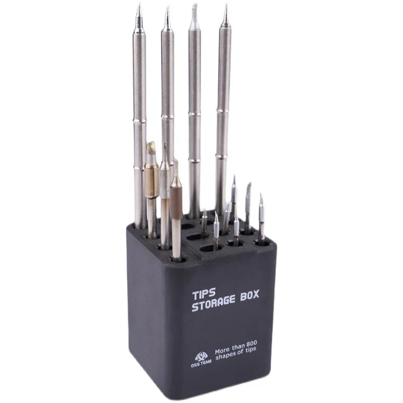 PHONEFIX Mechanic R16 soldering iron tips storage box for organizing soldering iron tips and assist tools.