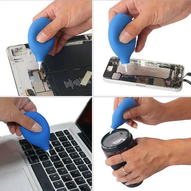Phonefix rubber dust blower ball, air dust blower for precision cleaning and removing dust from electronics and delicate surfaces.