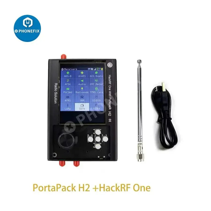 受信機 Hackrf one portapackH2+ PortaPack H2 HackRF One SDR Radio Platform 1MHz-6GHz Firmware