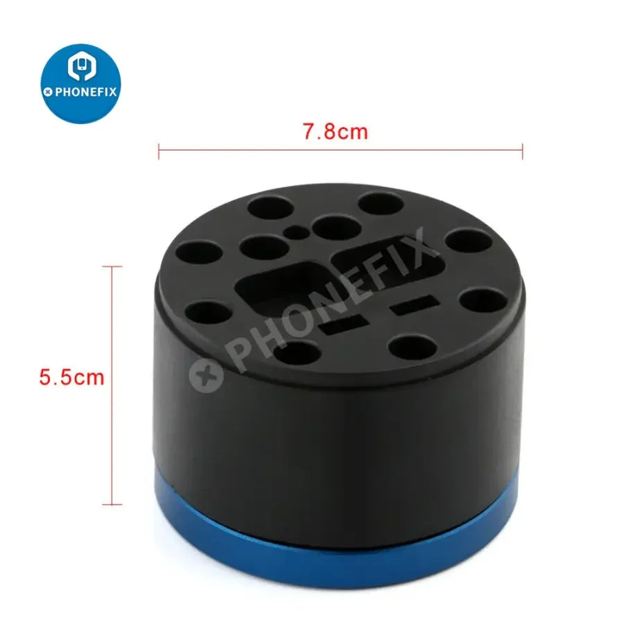 PhoneFix 360° rotary magnetic storage box for phone repair tools, compact organizer with secure magnetic compartment for assist tools.