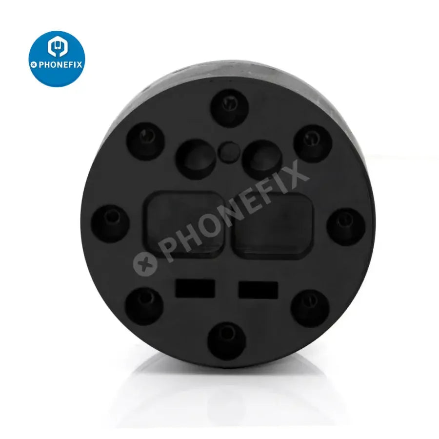 PHONEFIX 360° rotary magnetic storage box for phone repair tools, organizer with multiple compartments and magnetic lid.