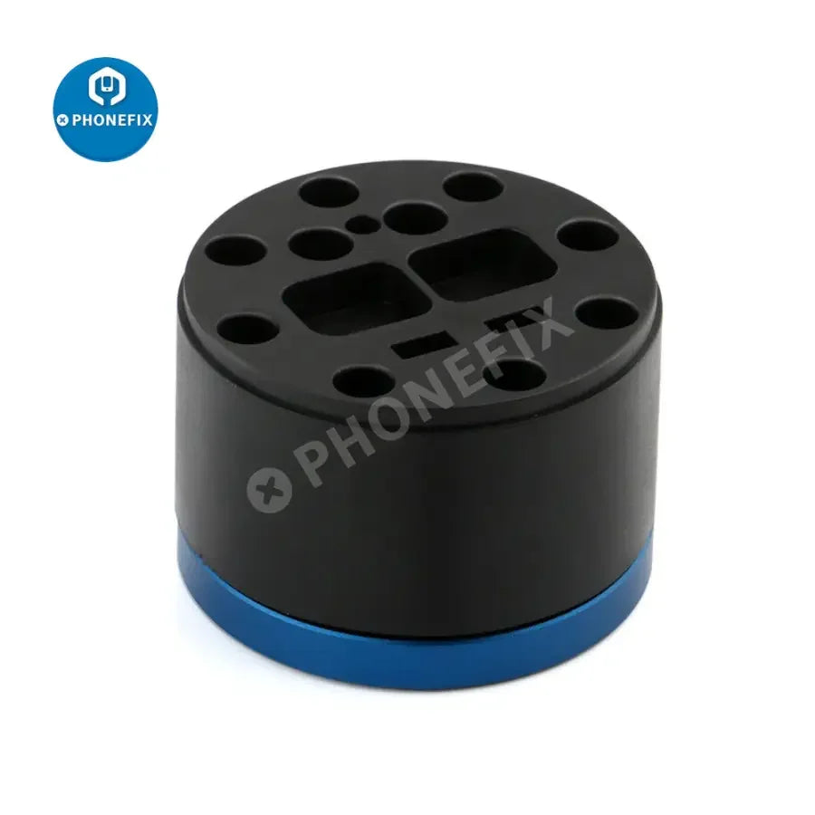PHONEFIX 360° rotary magnetic storage box for phone repair tools, compact organizer with a rotating lid for easy tool access.