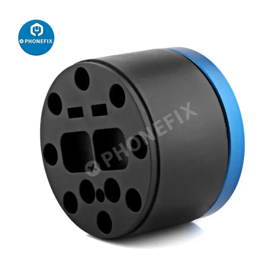 PHONEFIX 360° rotary magnetic storage box for phone repair tools, compact organizer with a sleek design and magnetic compartments.