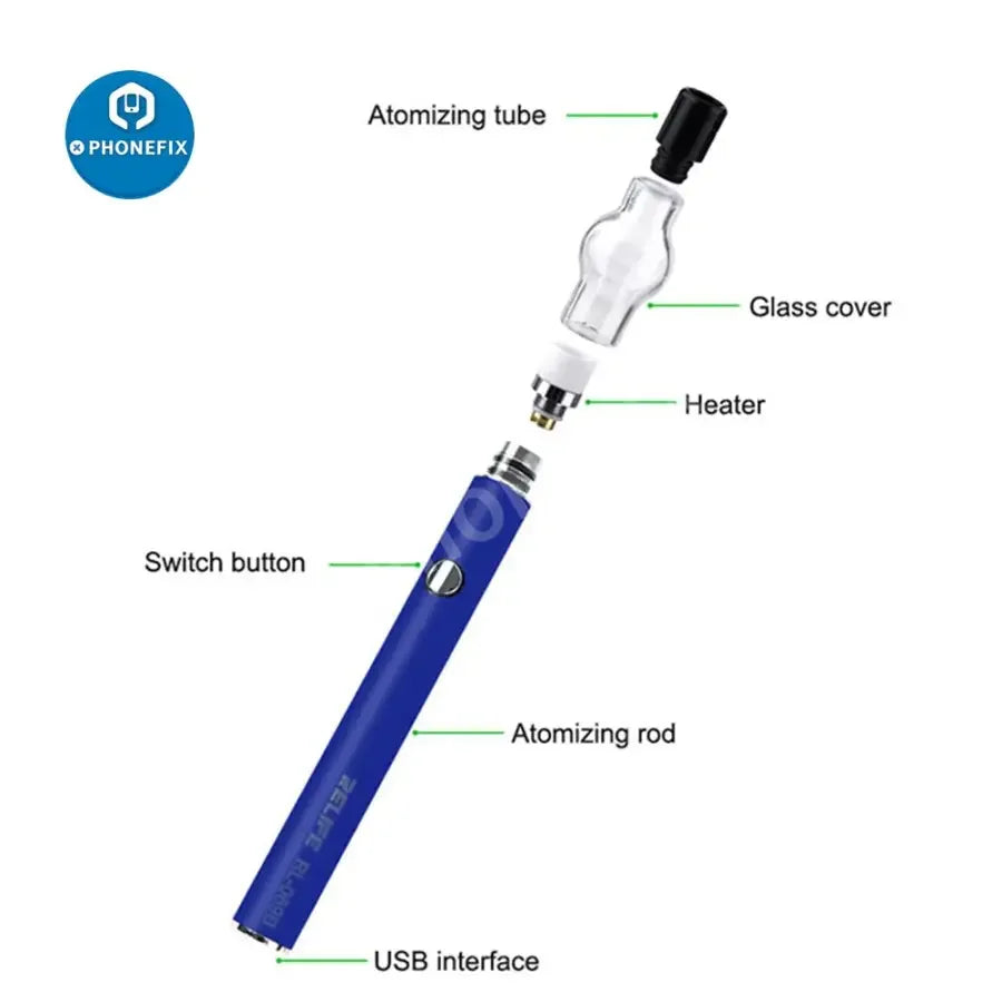 RELIFE Rosin Atomizer iPhone repair flux pen for short circuit detection and flux application, by PHONEFIX.