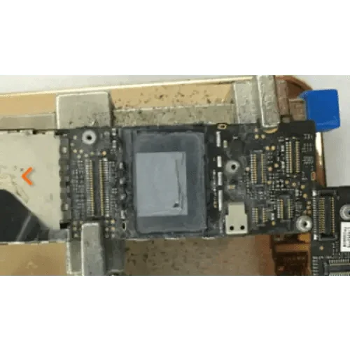 Mini PCB BGA IC grinding machine by PHONEFIX for iPhone and Samsung motherboards, compact PCB grinding tool for electronics repair.