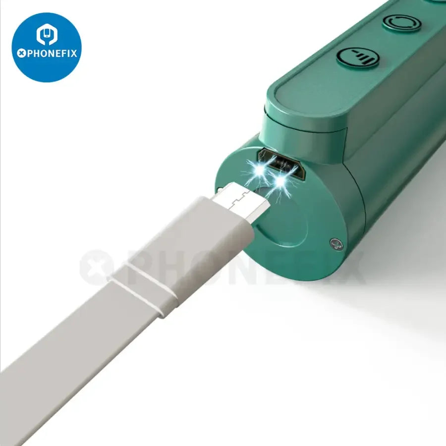 PHONEFIX 2UUL DA81 electric rechargeable PCB grinding pen for chip change repair, handheld tool with precision grinding tip.