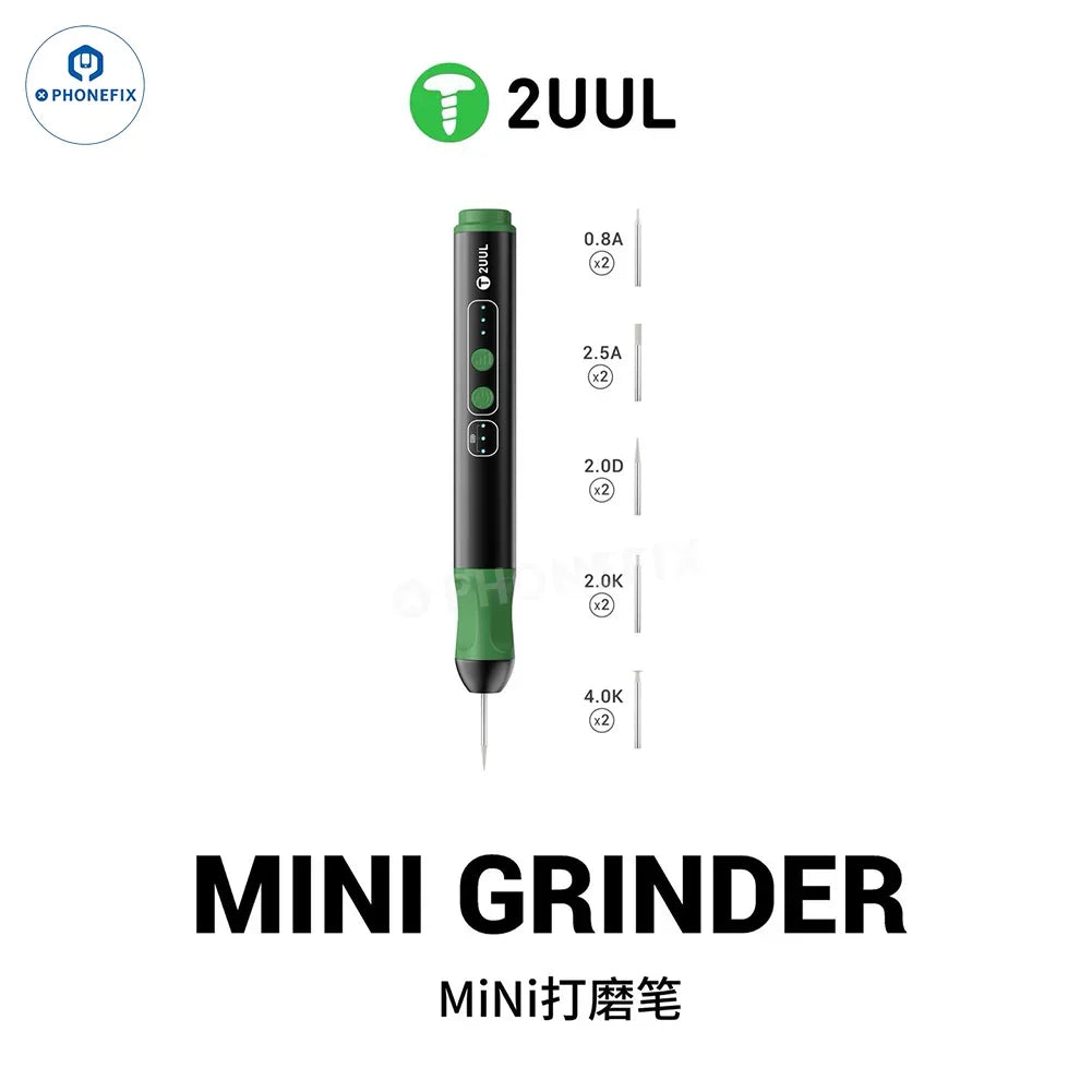 PHONEFIX 2UUL DA81 rechargeable PCB grinding pen with stepless speed control for chip change repair and IC grinding.